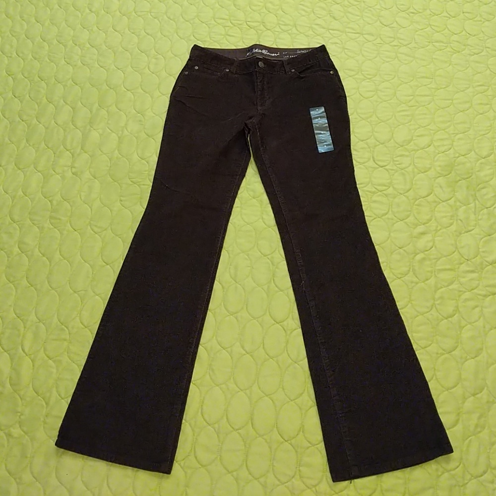 Eddie Bauer slightly curvy bootcut chord trouser 8 - Picture 2 of 8